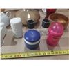 Image 3 : Collection of household items, including a Starfrit spiralizer, assorted glass and ceramic vases, an