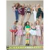 Image 2 : Lot of (15) Barbie Dolls.