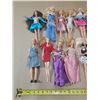 Image 2 : Lot of (15) Barbie Dolls.