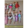 Image 4 : Lot of (15) Barbie Dolls.