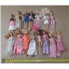 Image 1 : Lot of (15) Barbie Dolls.