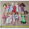Image 1 : Lot of (15) Barbie Dolls.