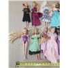 Image 2 : Lot of (15) Barbie Dolls.