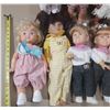 Image 2 : Lot of Large (10) Dolls.