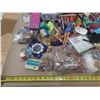 Image 2 : Lot of mixed Barbie toys, including dolls, furniture, and various accessories.