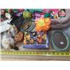 Image 7 : Lot of mixed Barbie toys, including dolls, furniture, and various accessories.