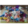 Image 1 : Large collection of vintage doll clothing and accessories, likely for Barbie dolls, featuring divers
