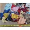 Image 2 : Large collection of vintage doll clothing and accessories, likely for Barbie dolls, featuring divers