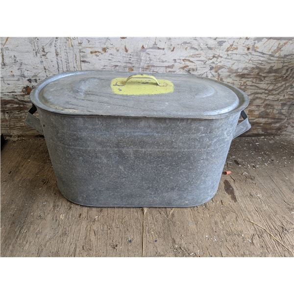 Galvanized boiler tub