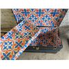 Image 2 : Steamer trunk with tray, 34x18x20"