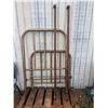 Image 3 : Vintage steel bed frame, 35" wide