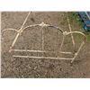 Image 2 : Vintage steel bedframe, 53" wide, *Double*