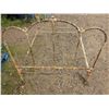 Image 3 : Vintage steel bedframe, 53" wide, *Double*