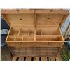 Image 2 : Wooden display cabinet, 40.5"x14.5"x26"