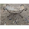 Image 3 : Steel foot stool, embossed, 24x11x13"