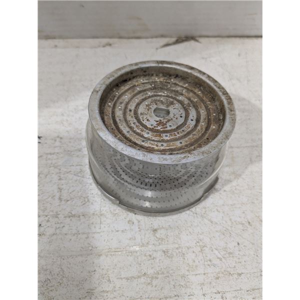 Vintage Pyrex percolator top chamber and screens, 4"