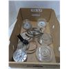 Image 1 : Vintage pyrex percolator parts, lids and handles