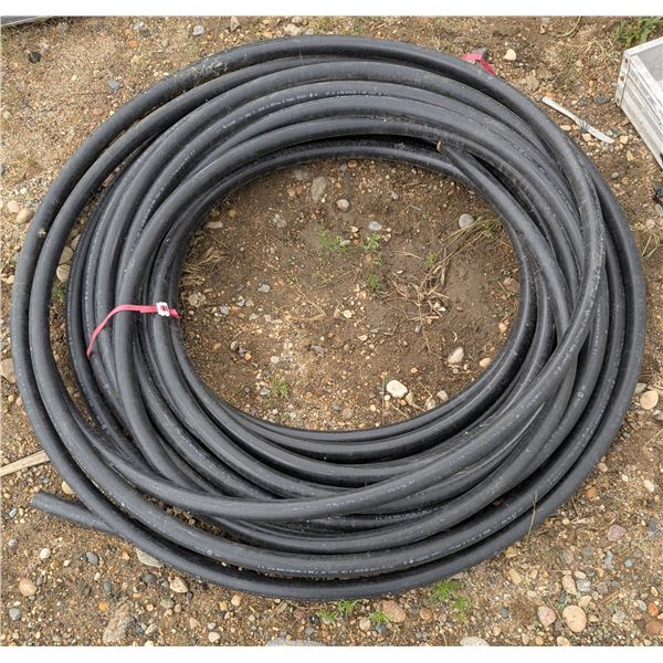 Partial roll 1 1/4" poly tube