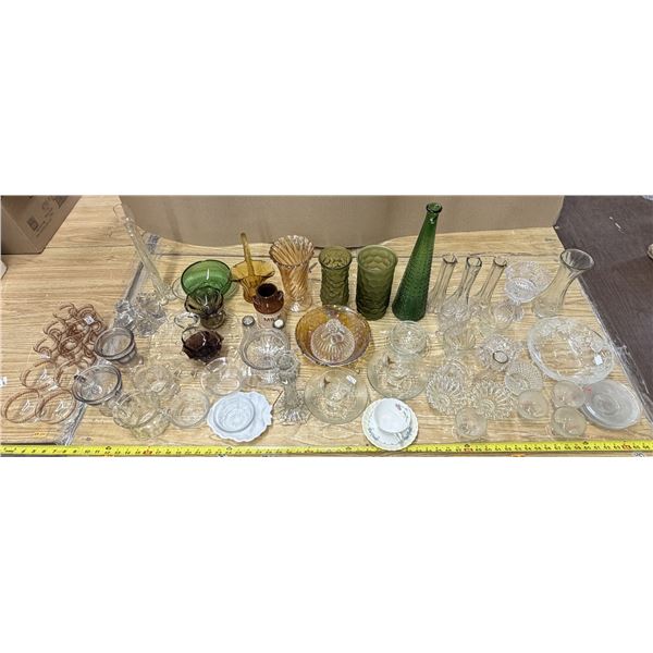 Lots of Glassware.
