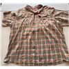 Image 3 : (4) Wrangler 3XL Plaid Button Up Short Sleeves Shirts.