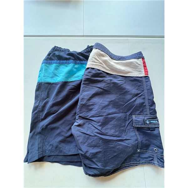 (2) Men's Swim Trunks - (1) XL and (1) 2XL.
