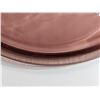 Image 4 : (3) Pyrex Glass Lids – 624C Clear, V1.5C Cranberry, V1C Amber