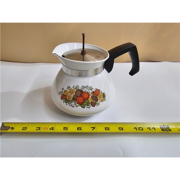 Vintage Corning Ware Spice of Life Stovetop Tea/Coffee Pot