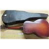 Image 4 : Vintage Wooden Guitar With Case