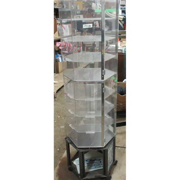 Merchandise Display With Wheels
