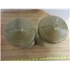 Image 4 : Stackable Storage Container and (2) 5 Lbs Dumbbells