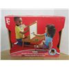 Image 2 : Wooden Double Sided Activity Table and Cow Town Set