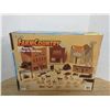 Image 4 : Wooden Double Sided Activity Table and Cow Town Set