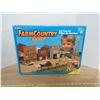 Image 5 : Wooden Double Sided Activity Table and Cow Town Set