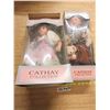 Image 1 : (2) Cathy Collectable Porcelain Dolls in Original Box