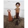Image 2 : (2) Wooden Antique Chairs
