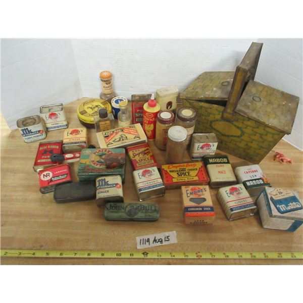 Vintage Spices/Household Items