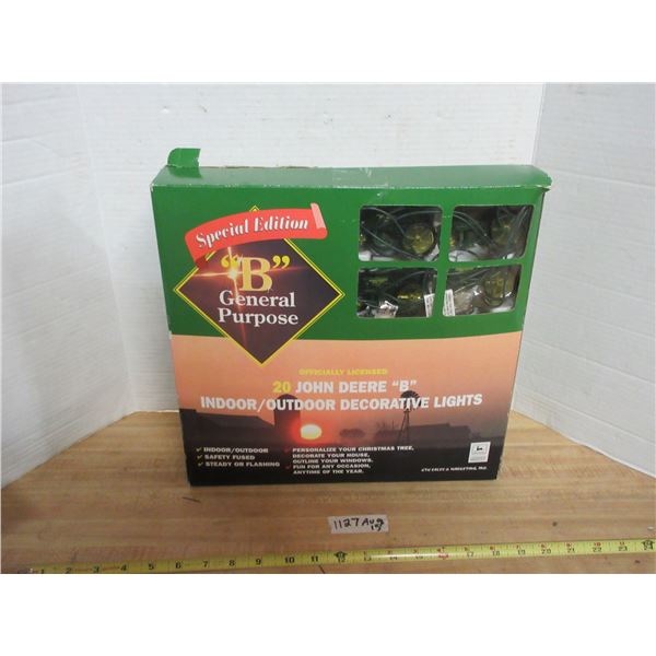 Special Edition John Deere Indoor/Outdoor Decorative Lights