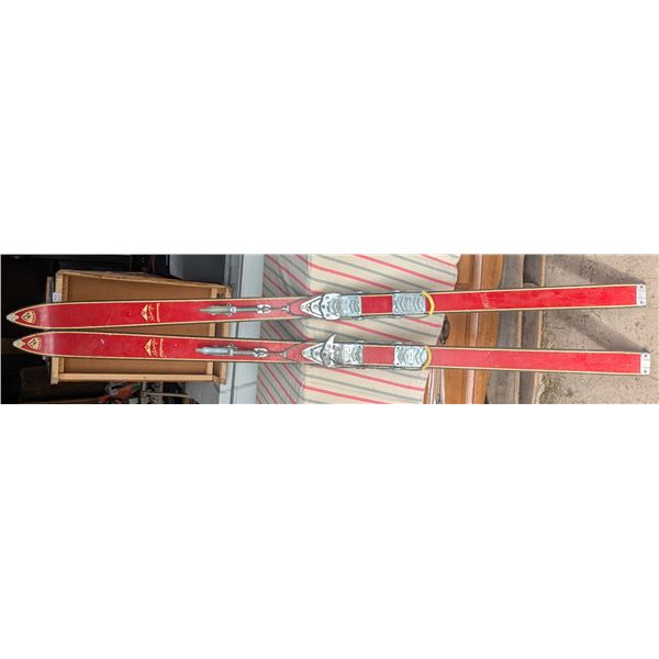 Vintage skis, 75", "Fischer Ski", "Salzburg"