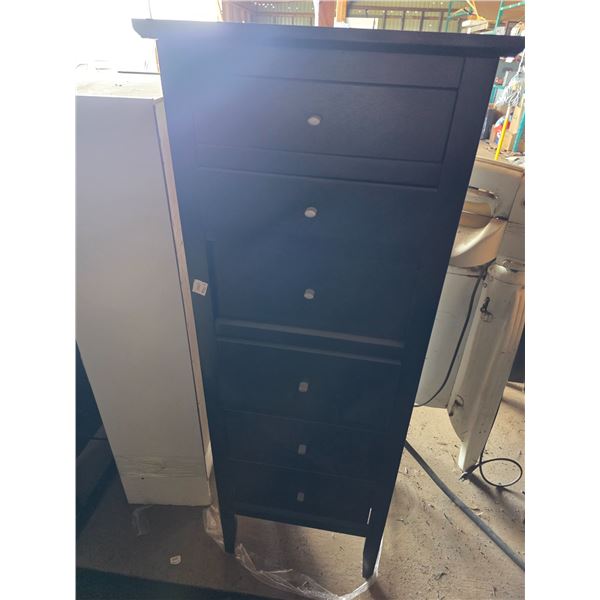 Wooden dresser- 21" by 19" by 59"H