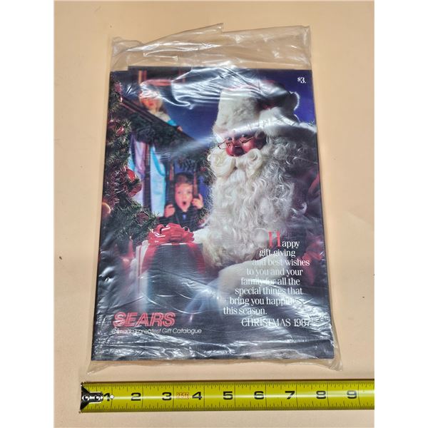 1987 Sears Christmas Catalogue Sealed in Original Plastic