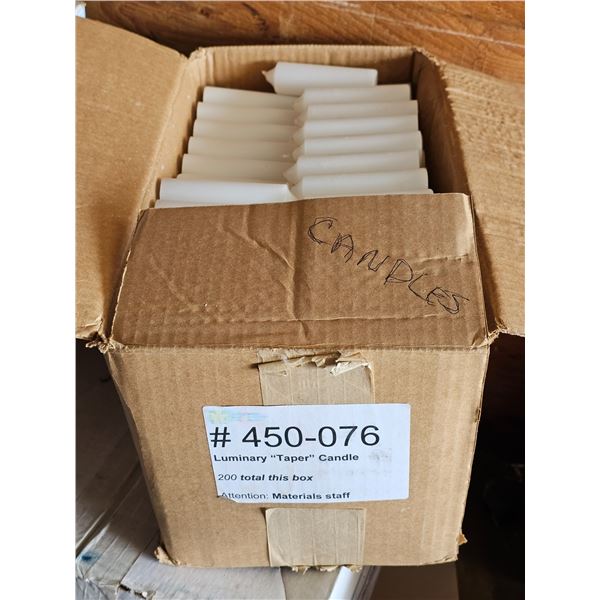 Large Box of Candles (approx. 190 pieces)