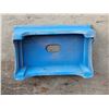 Image 4 : Sturdy Blue Wooden Step Stool – 18 ½ x 11 ¾ x 8 ¼”h