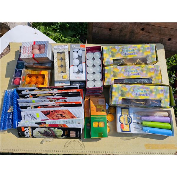 Large Lot of Candles