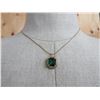 Image 3 : Vendome Gold Tone Jewelry Set (emerald green)