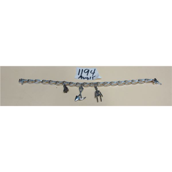 Sterling Silver Bracelet (marked OMC Ster)