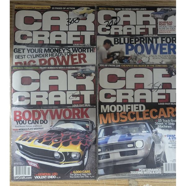 4- early 2000s car magazines, sealed