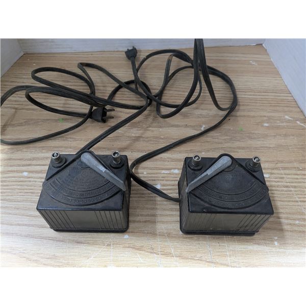2- Lionel transformers