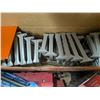 Image 6 : Box of tracks, train cars and accessories