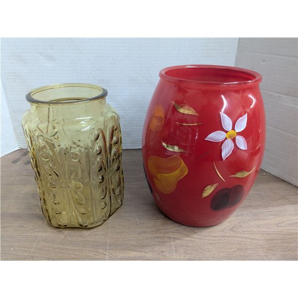 Bartlett Collins jar without lid, Antique cookie jar without lid
