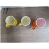 Image 2 : Unmarked, Fireking style, painted mugs
